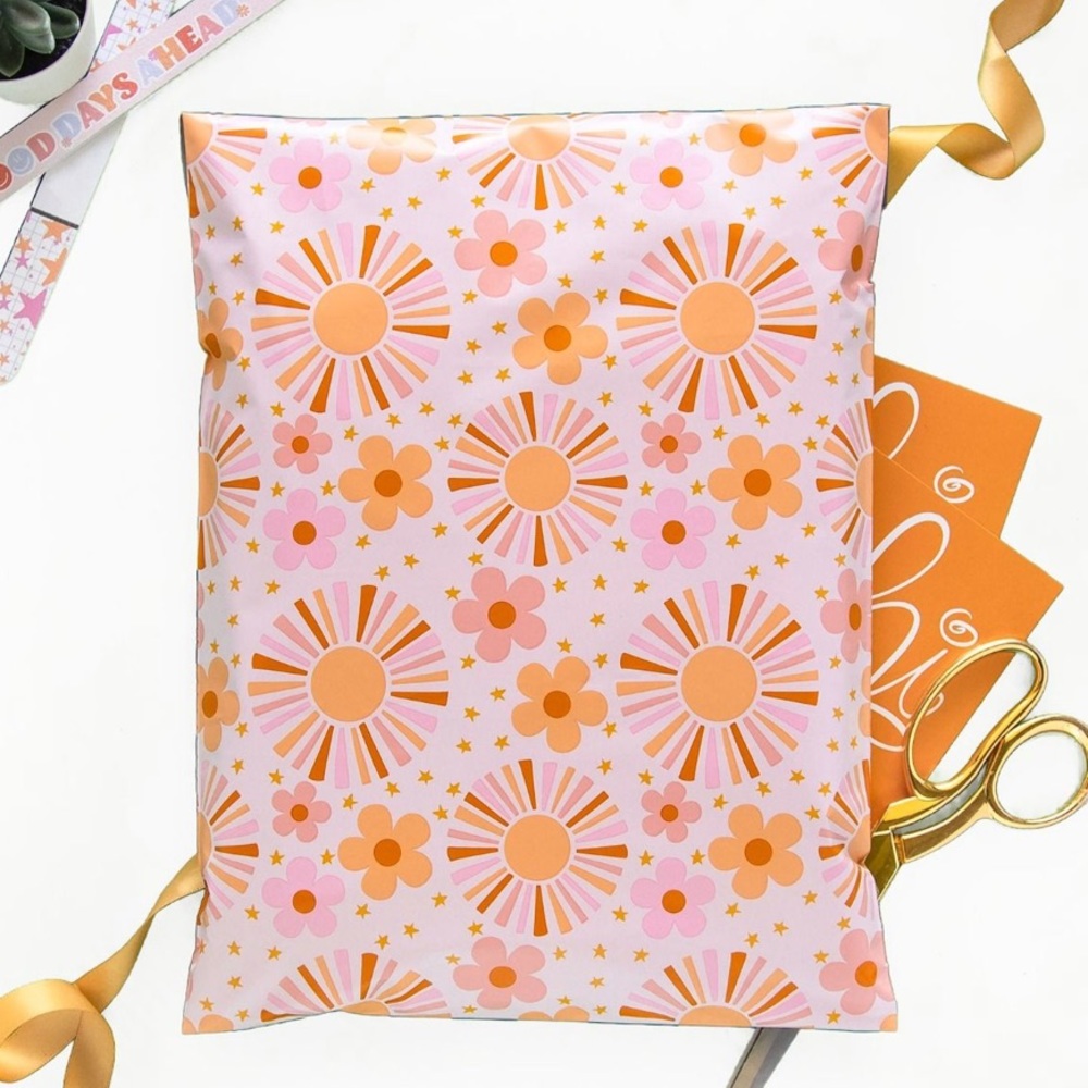 ☀️20 Pink Sunshine Poly Mailer☀️